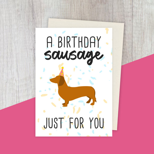 Birthday Sausage Card