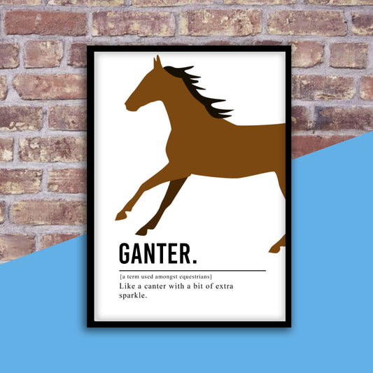 Ganter Artwork Poster Print